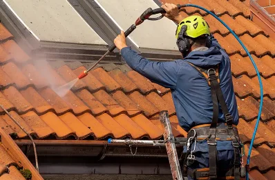 Démoussage et hydrofuge de toiture à Régnié-Durette